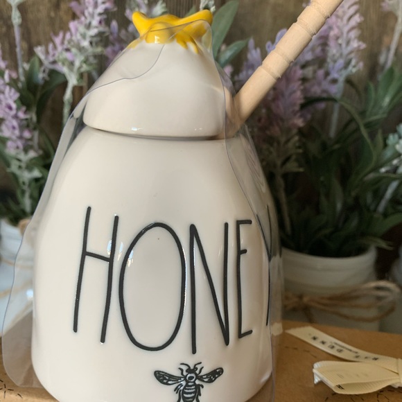 Rae Dunn 🐝 Honey Busy Bee Mug set w/ Dipper - Picture 6 of 7